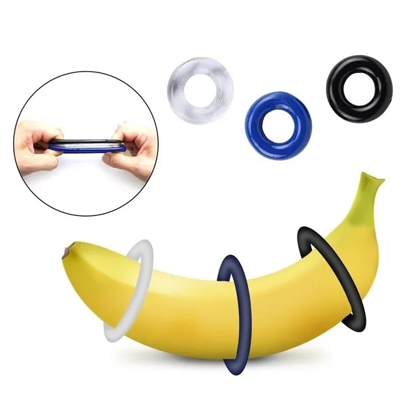 3pcs Penis Cock Ring on for Men Delay Ejaculation Erection Sex Toys for Couple Penis ring Man delay Rings