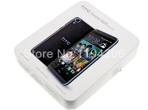 HTC Desire 820 Original Unlocked 5.5Inch Octa Core 16GB ROM 2GB RAM 13.0MP 2600mAh Dual SIM Touchscreen Mobile Phone