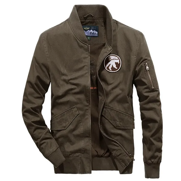 Men's Bomber Jaet Thi Slim Long Sleeve Baseball Jaet Windbreaker Zipper Windbreaker Jaet Men's Coat Brand Clothing