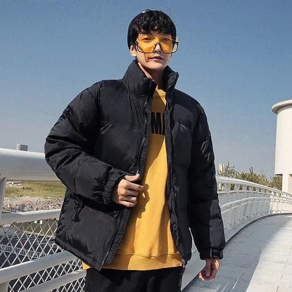 Winter America Brand North Parkas Mixed Colors Couple Cotton Coats Casual Stand Collar Warm Down Puffer Jackets Men/Ladies Top