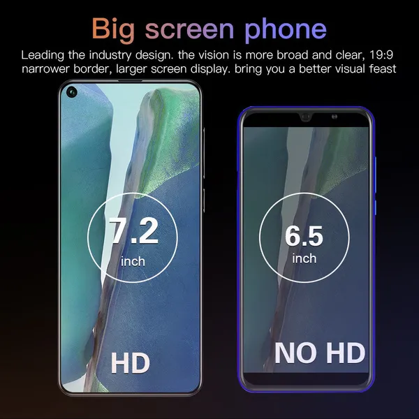 Galaxy Note30 Ultra 5G Android OS 10.0 System Support Face/Fingerprint Recognition Cell Phones Unlocked Global Version Smartphone