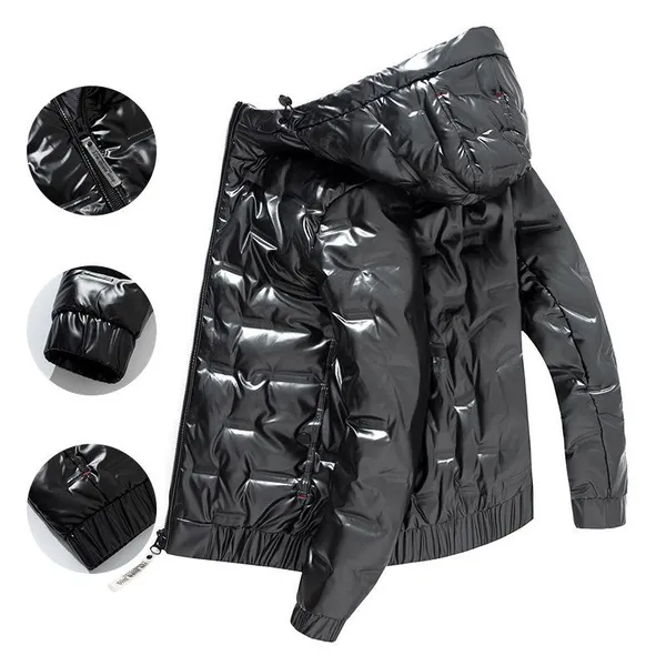 Wholesale Best Quality Promotional Fashion Shiny Winter Coat Men Ultra Light Puffer Down Jacket