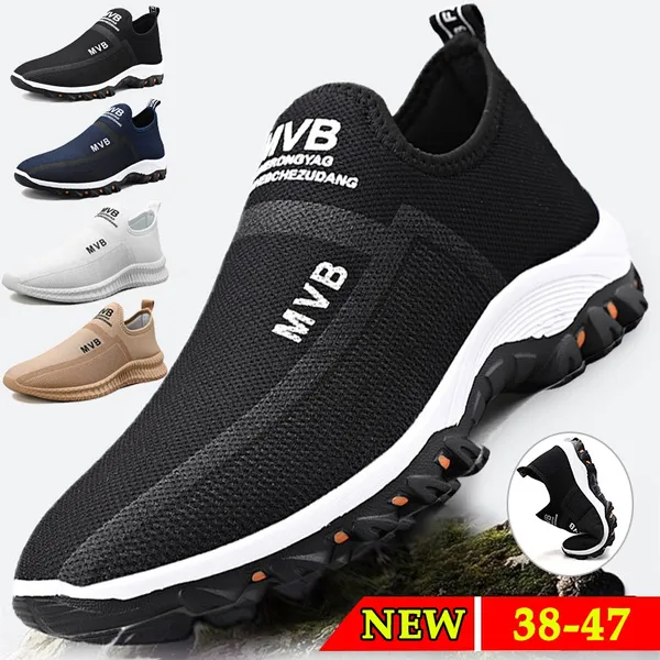 Men's Casual Super Lightweight Non-slip Outdoor Hiking Shoes Comfortable Flat Breathable Air Soft Breathable Running Camping Shoes Sneakers Sport Mountain Climbing Shoes for Man Size 38-47