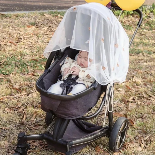 Mosquito Net Insect Netting for Infant Stroller Net for Pushchair Pram Bassinets Summer Sun-Shade Cover Travel Gear RAF