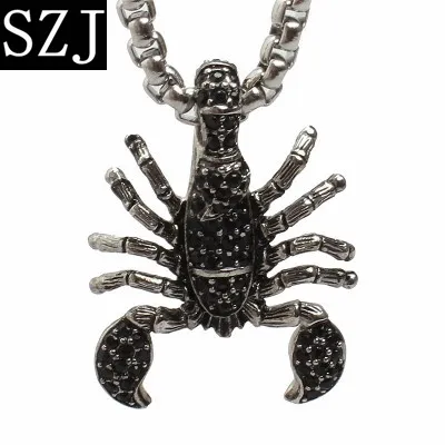 Fashion Scorpion Necklace in Titanium Steel for Men