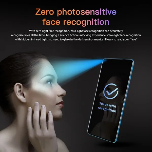 Halloween Gift for 2020 New X50 Pro + Smartphone, with 12GB + 512GB Large Memory, 7.0-inch Left Digging Screen, Face Unlock 5G Three-card Lock-free Mobile Phone