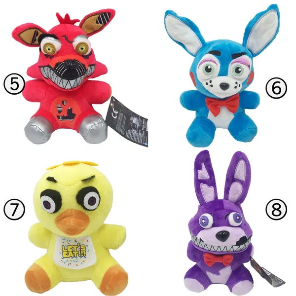 18cm/7inch FNAF Five Nights At Freddy's Phantom Foxy Plush Doll Stuffed Animal Plush Doll Toys Children Great Gifts
